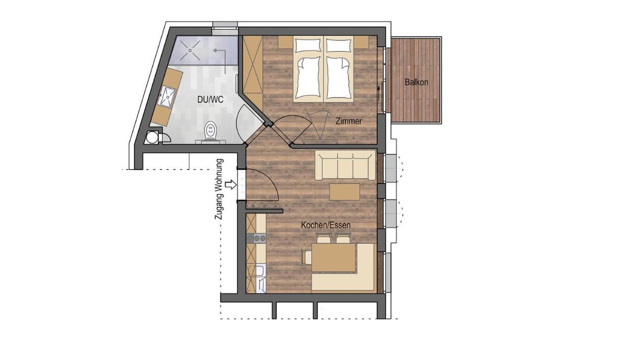 Palazi Apartments & Spa Nauders Exterior foto